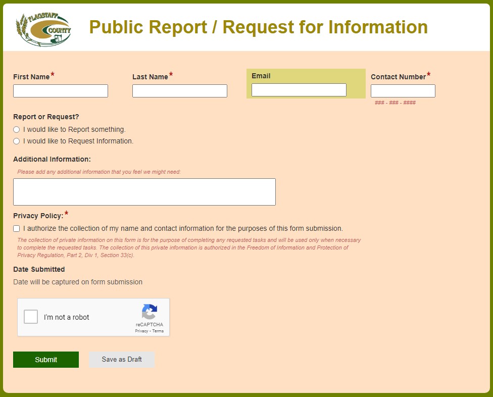 public report